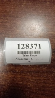 фото thumb №12, Alfa romeo 147 крышка багажника задняя vr846a