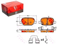 фото thumb №1, Тормозные колодки тормозные fiat задняя panda 12- trw