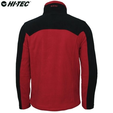 МУЖСКАЯ ФЛИСОВАЯ ТОЛСТОВКА БЕЗ КАПЮШОНА MONAR HI-TEC RED M