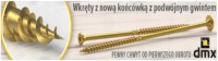 СТОЛЯРНЫЕ ВИНТЫ ПО ДЕРЕВУ CS 6x260 TORX С КОНТР-ГОЛОВКОЙ DOMAX 100 ШТ.