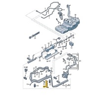 фото thumb №9, Audi q5 8r плата захисна шланг паливний 8r0201192c oem