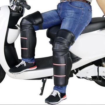 Motocyklowe wiatroszczelne ochraniacze na nogi Ochraniacze na kolana 70 cm