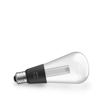 Умная лампа E27 PHILIPS HUE разноцветная белая ST72 продолговатая