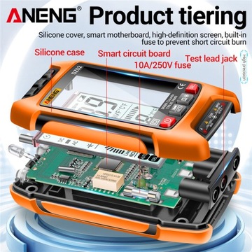 ЦИФРОВОЙ МУЛЬТИМЕТР ANENG SZ02 True RMS 9999 СЧИТЫВАЕТ