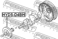 фото thumb №3, Колесо пасове hyds-d4bh febest hyundai h-1