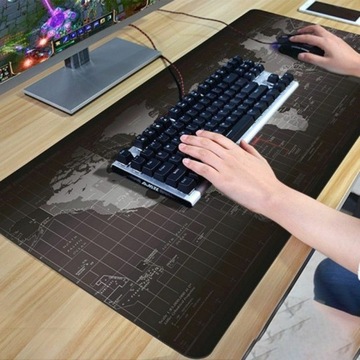 КОВРИК ДЛЯ МЫШИ И КЛАВИАТУРА XXL 90x40 КАРТА