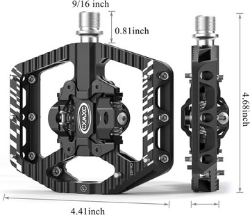 ALUMINIOWE PEDAŁY ROWEROWE MTB SZOSOWY 112mm