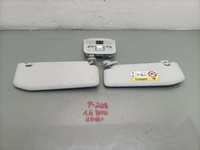 фото thumb №1, Лампа освещение кабины солцезащитный козырёк защита peugeot 208 i lift