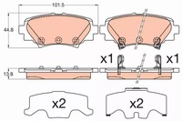 фото thumb №13, Trw гальмівні диски+ гальмівні колодки задня mazda 3 bm 265mm