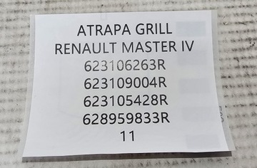 фото thumb №13, Org решётка решётка радиатора перед renault master iii рестайлинг / iv 4 2019-