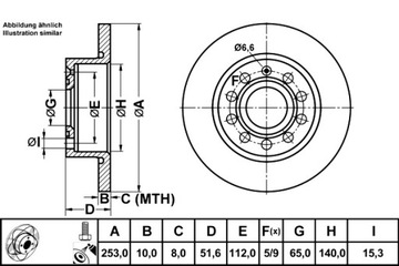 фото thumb №2, Диски гальмівні 2szt. audi a3 seat altea altea xl leon leon sc leon