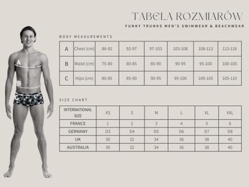 Мужские плавки, быстросохнущие тренировочные плавки Funky Trunks R.XL