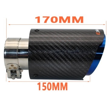 фото thumb №9, Наконечник глушитель выхлоп накладка na глушитель 51 mm