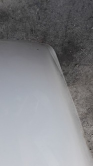 Skoda fabia i бампер задняя kombi белый Оригинал, фото thumb