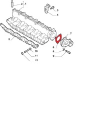 Alfa fiat lancia прокладка кришки вимикання заслінка Доставка, фото thumb