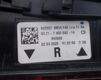 фото thumb №7, Bmw 1 f40 лампа задня права оригінал