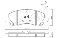 фото thumb №1, Metelli тормозные колодки тормозные chrysler sebring 2.4 vvt