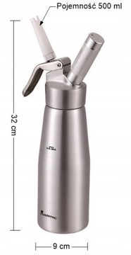 SYFON DO BITEJ ŚMIETANY MASTERPRO 500ml ESPUMA