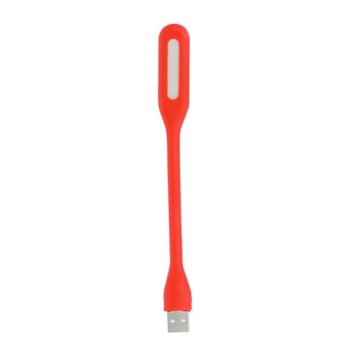 Lampka LED USB do Laptopa Energooszczędna czerwo
