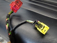 фото thumb №14, Сиденье правые перед переднее чёрная кожа красная nić vw golf vii 7 gti 5d