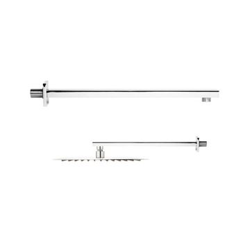 25CM CHROM DESZCZOWNICA KWADRAT CIENKA METALOWA 2m