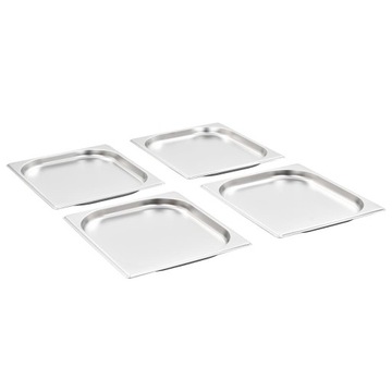 POJEMNIKI GASTRONOMICZNE 8SZT GN 1/2, 20MM STAL NI