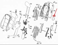 Купити Mercedes-benz a w169 передній лівий сидіння кермо  a1699180026, фото thumb