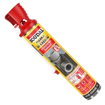 PIANKA DO KRĘGÓW KANAŁÓW STUDZIENEK WODOSZCZELNA PIANA WĘŻYK 750 ml SOUDAL