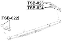 фото thumb №2, Втулка заднего рессора задняя toyota hilux
