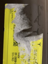 Tesla 3 стійку  обшивка дах лівий задній 1073735-s0-m Київ, фото thumb