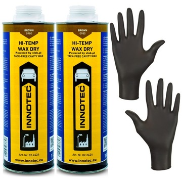 Suchy wosk INNOTEC Hi-Temp Wax Dry Brown Konserwacja Podwozia Nie Lepi 2L