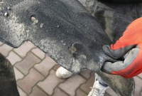 фото thumb №3, Підкрилок лівий перед тканинний з кришка audi a6 c6 04-08r.