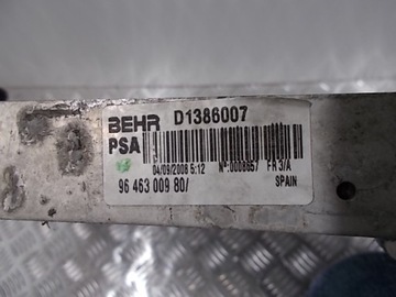 фото thumb №11, Радиаторов peugeot 407 607 citroen c5 c6 d1386007 оригинал