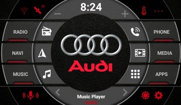 РАДИО 2DIN ANDROID USB BT GPS WIFI SPOTIFY AUDI