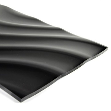 Стекло Top Wave черное 600х300х8мм
