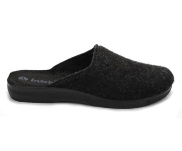 Inblu Slippers Домашние мужские мужские удобные флопки -шлепанцы черные 44