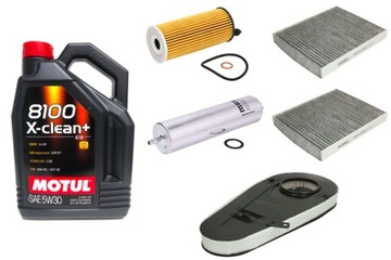 4 ФИЛЬТРА + MOTUL 5W30 LL-04 5L BMW 5 F10 F11 F07
