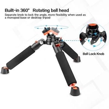 Мини-настольный штатив Koolehaoda A3 с винтовым креплением 1/4 и 3/8 дюйма - Uniwe