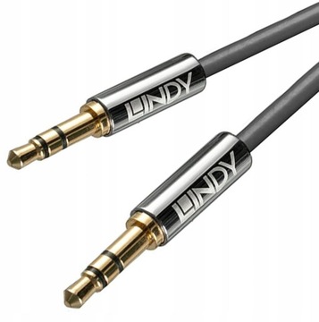 Kabel Mini Jack 3,5mm AUX Cromo Lindy 35325 10m