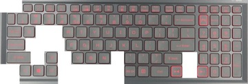 Кнопка AC195 KEY + зажим для Acer Nitro 5 AN515-54 AN517-51 AN515-51