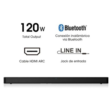 Саундбар Hisense HS205G, черный, 120 Вт