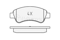 фото thumb №8, Тормозные колодки ham. citroen p. berlingo 03-