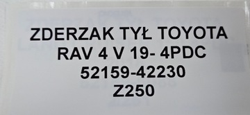 фото thumb №12, Бампер зад toyota rav 4 v 19- 4 pdc 52159-42320