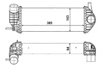 Интеркулер renault kangoo 08- 30468 nrf Киев, фото thumb