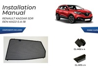 фото thumb №13, Шторки бічний renault kadjar 2015- захист шторка сонцезахисні