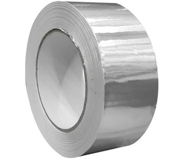 Taśma aluminiowa samoprzylepna montażowa 50mm 50mb MOCNA GŁADKA WYTRZYMAŁA