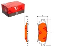 фото thumb №2, Гальмівні колодки ham. lexus t. rx 3,5 08-15