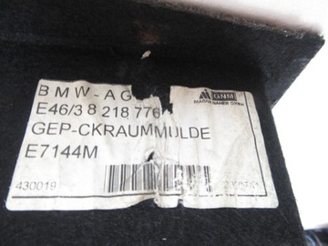 фото thumb №8, Підлога ніша багажника колеса bmw e46 універсал