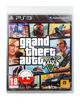 GTA 5 / GRAND THEFT AUTO V + КАРТА ДЛЯ PS3 / PL СУБТИТРЫ