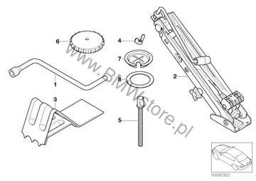 фото thumb №16, Bmw 7 e65 e66 x3 e83 ключ do kół оригінал bmw heyco 17 дюймів 6758731 e60